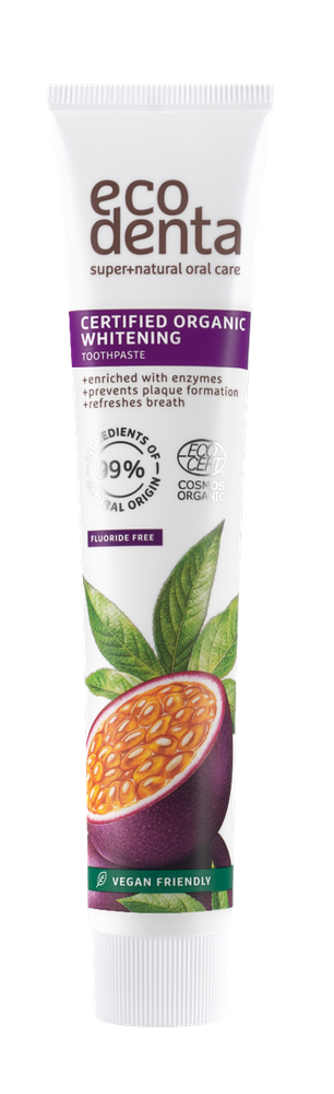 Ecodenta Organic Whitening Toothpaste Passion Fruit