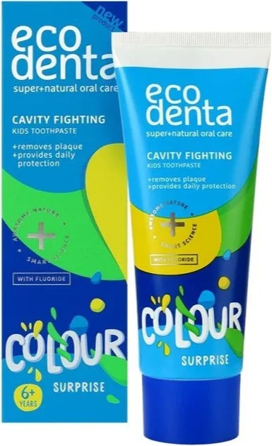 Ecodenta Colour Paste Cavity Fighting Tandpasta Kind