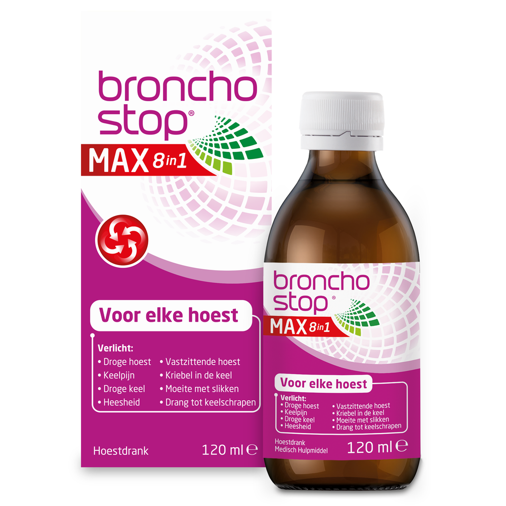 Bronchostop Max 8-in-1 Hoestdrank