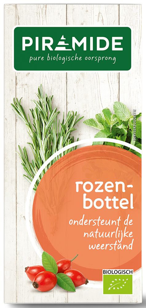 Piramide Rozenbottel Thee