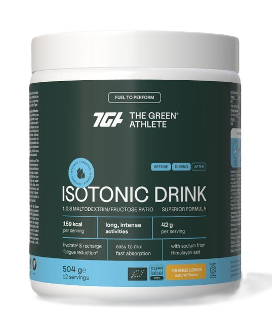 The Green Athlete Isotonic Drink Bio Poeder