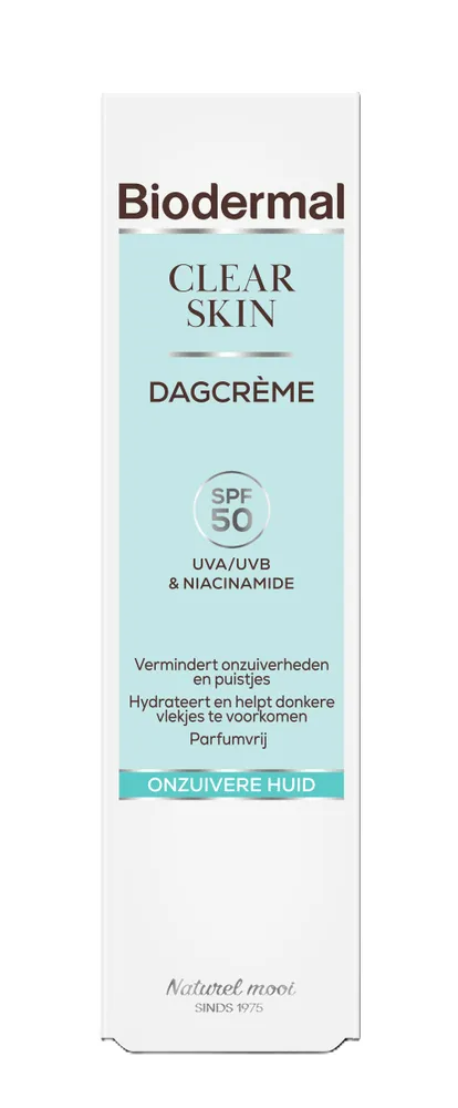 Biodermal Clear Skin Dagcrème SPF50
