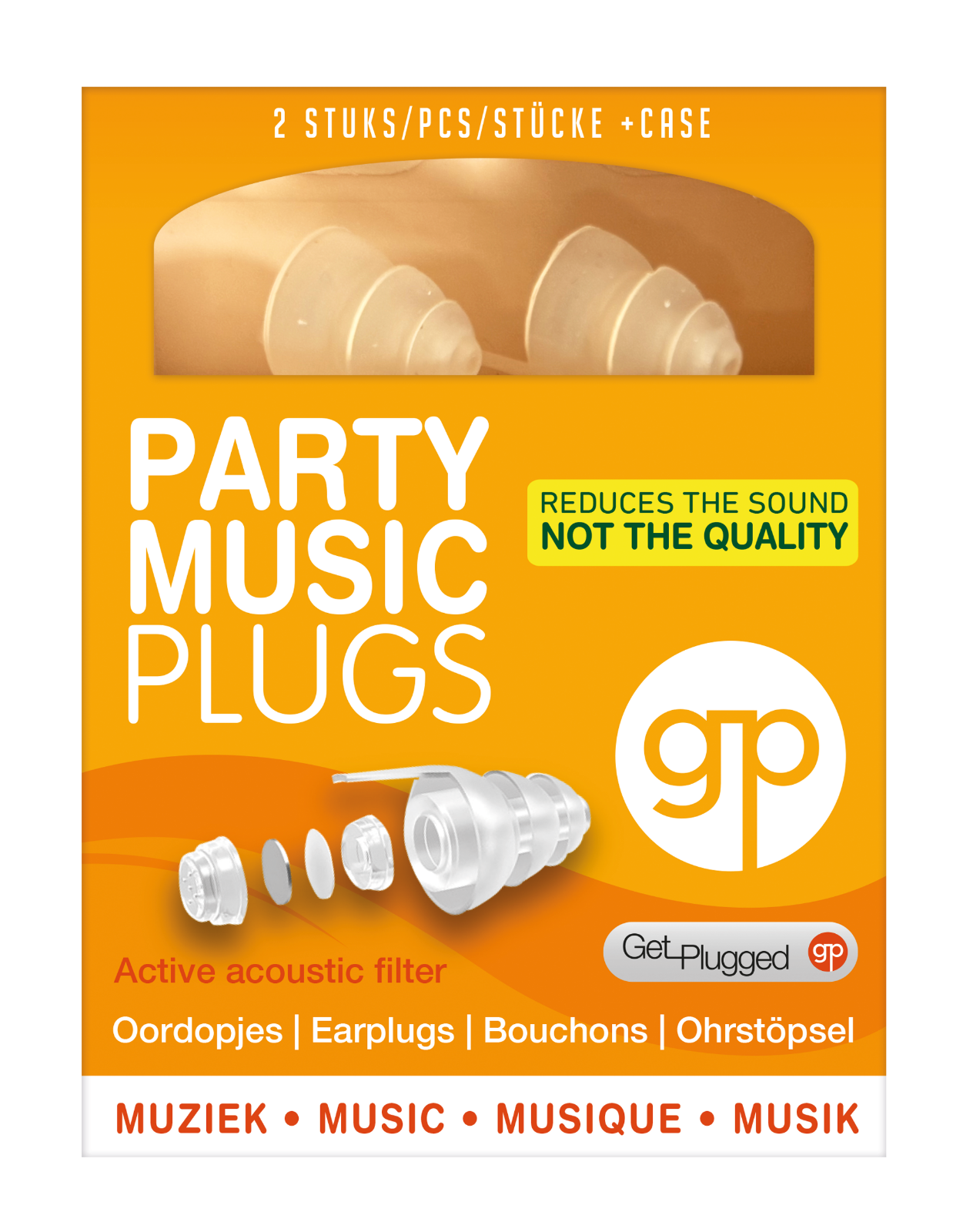 Get Plugged Party Music Plugs Oordopjes