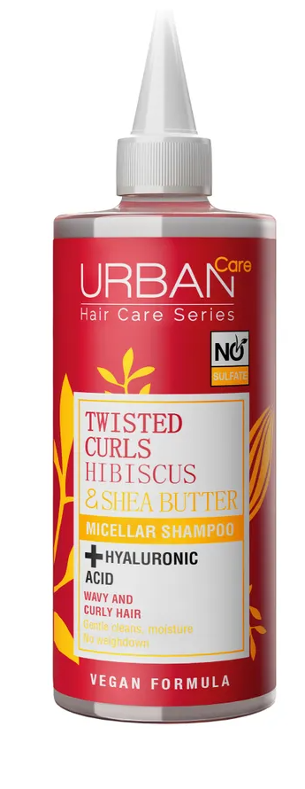 Urban Twisted Curls Hibiscus & Sea Butter Micellar Shampoo
