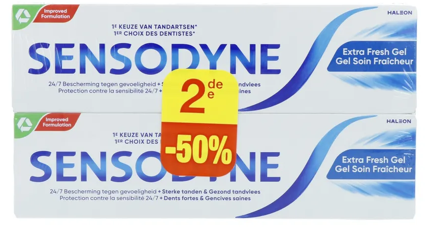 Sensodyne Extra Fresh Gel Tandpasta Duoverpakking