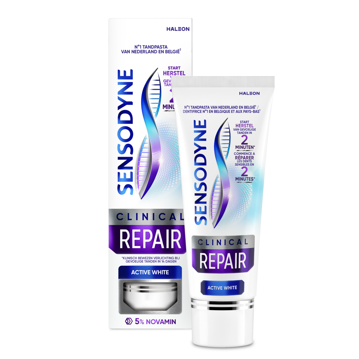 Sensodyne Clinical Repair Active White Tandpasta