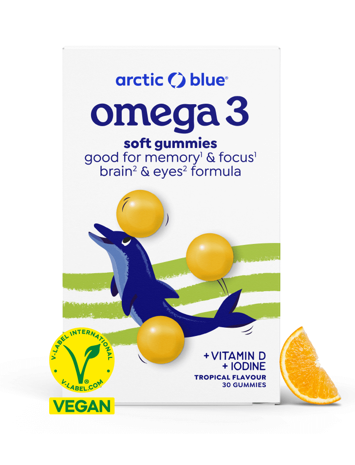 Arctic Blue Kids Omega-3 Vegan Soft Gummies