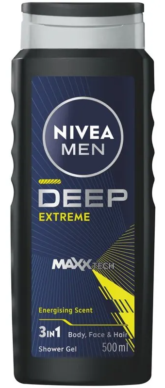Nivea Men Deep Extreme 3-In-1 Shower Gel